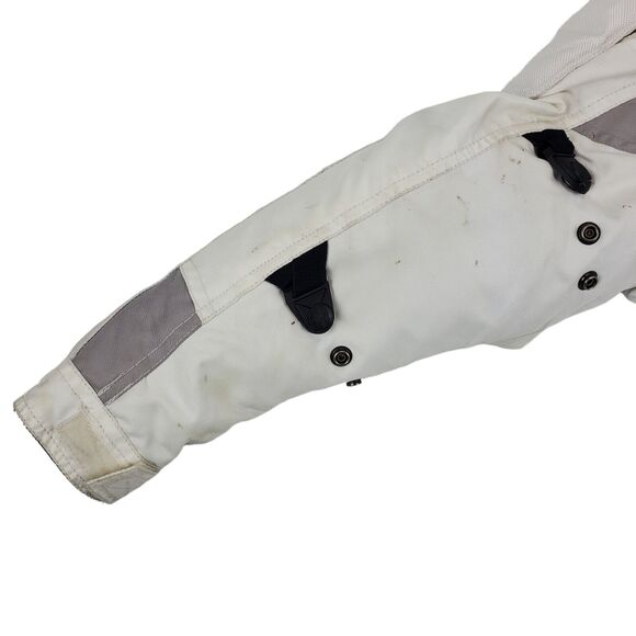 CORTECH LRX Jacket Womens Small White Gray Full Zip Motorcycle Quilted Liner - Picture 10 of 13